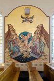 Resurrection wall icon at Holy Trinity Church, Portland ME (click to enlarge)