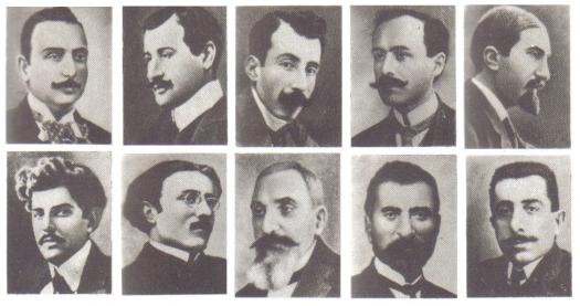 Armenian intellectuals who were arrested and later executed en masse by Young Turk government authorities on the night of 24 April 1915.