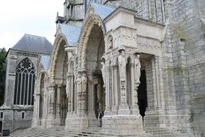 The North Porch at Chartres Cathedral (click to enlarge)