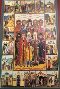 Icon venerated at the Liturgy, 3 July 2016 (click to enlarge)