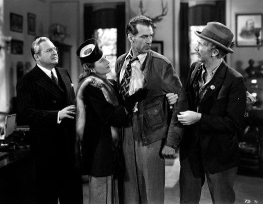 The four main characters in the film Meet John Doe - D. B. Norton, Ann Mitchell, John Doe and the Colonel